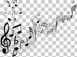 Musical note Staff , Notes material, music note illustration PNG clipart