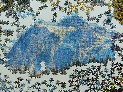 snow covered mountain jigsaw puzzle thumbnail
