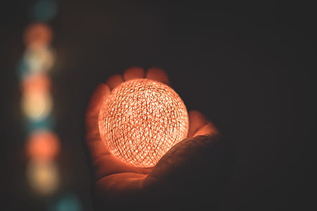 hand, lights, night, dark thumbnail