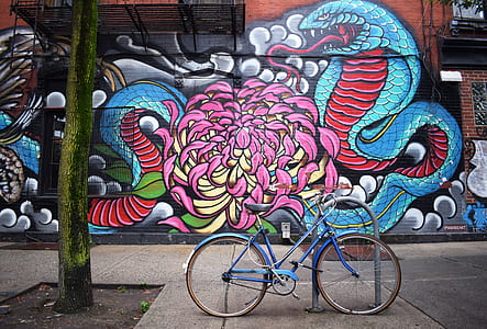 photo of blue step-through frame bike thumbnail