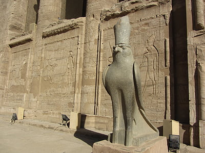 gray Horus bird statue thumbnail