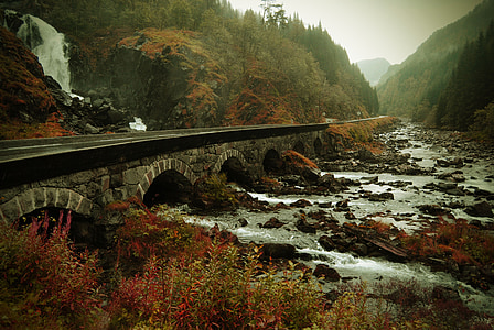 gray concrete bridge road during daytime thumbnail