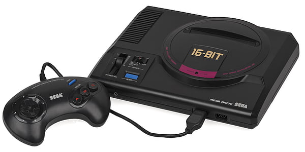 black SEGA game controller thumbnail
