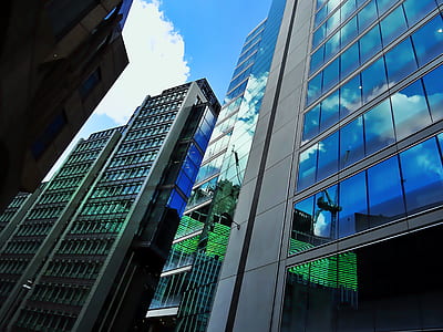 city, clouds, buildings, skyscrapers thumbnail