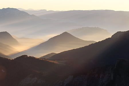 aerial view of mountain thumbnail