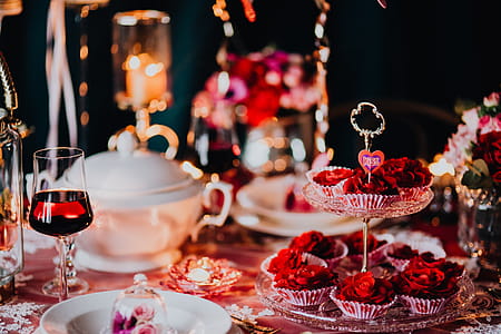 Table Decorations & Flowers for Valentine thumbnail