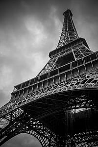 worms eye view of Eiffel Tower thumbnail
