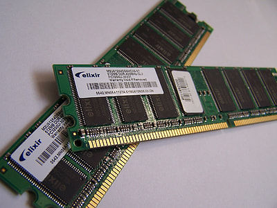 two black-and-green RAM sticks thumbnail
