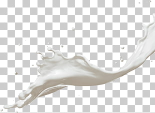 Coconut milk Dairy Products Splash, milk splash, white liquid illustration PNG clipart