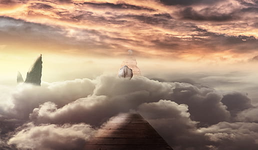 sea of clouds and pyramid thumbnail