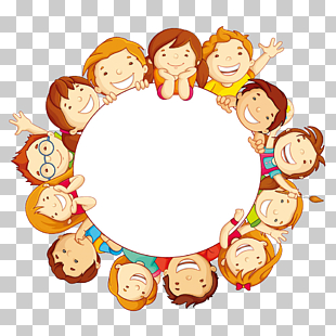 Child Circle , Cute kids, children illustration PNG clipart