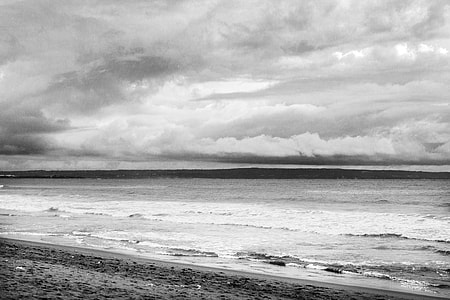 black and white seashore thumbnail