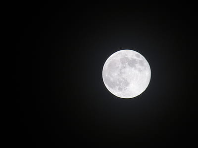 full moon during night time thumbnail