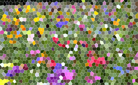 green and multicolored mosaic artwork thumbnail
