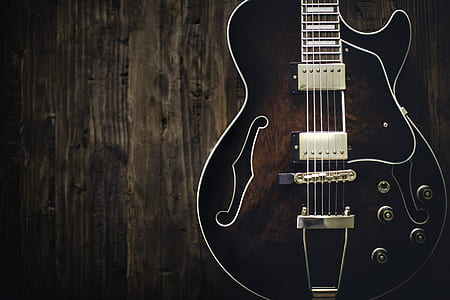 black electric guitar thumbnail