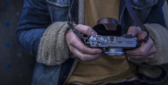 man, person, hands, camera thumbnail