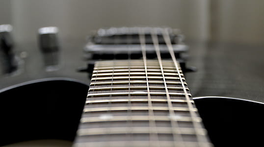 black electric guitar thumbnail