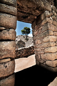 ruins stone walls during daytime thumbnail