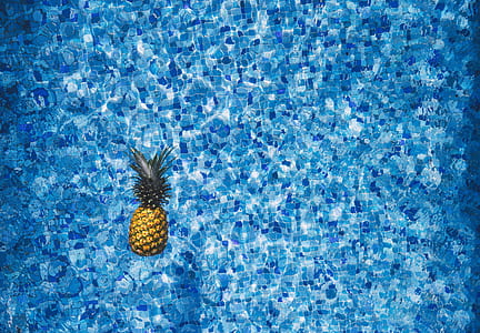 water, blue, pattern, pineapple thumbnail