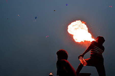 man blowing fire thumbnail