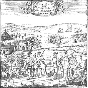 Encounter between swedish colonists and natives of Delaware thumbnail