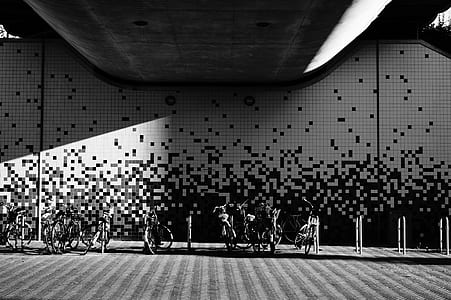 street, tiles, bicycles, outdoors thumbnail