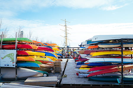 Paddle Boats on Boat Truck thumbnail