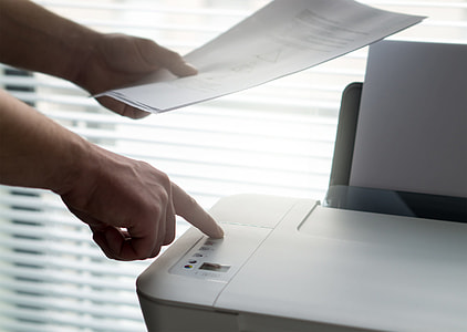 white desktop printer thumbnail