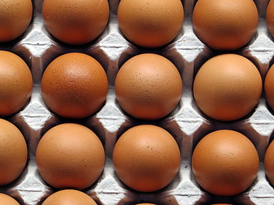 tray of brown eggs thumbnail