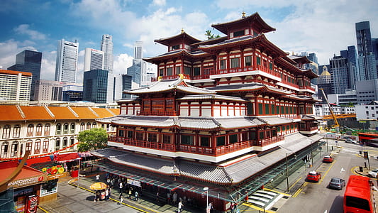 brown temple at daytime thumbnail