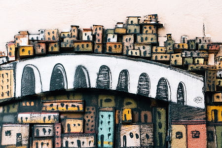 high-rise buildings painting thumbnail