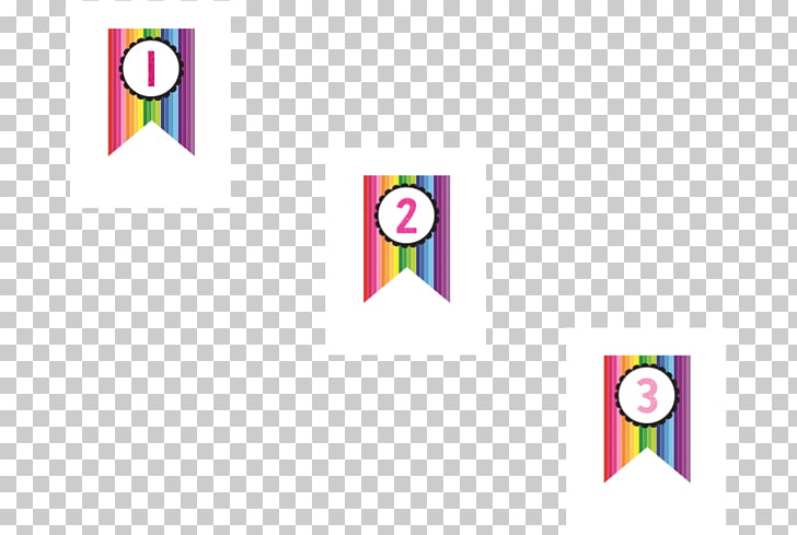 Logo Banner Purple Rainbow Font Banner Number Png Clipart Free