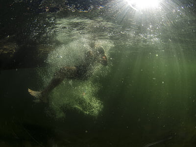 man diving in body of water thumbnail