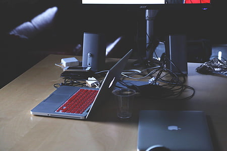 silver MacBook on table thumbnail