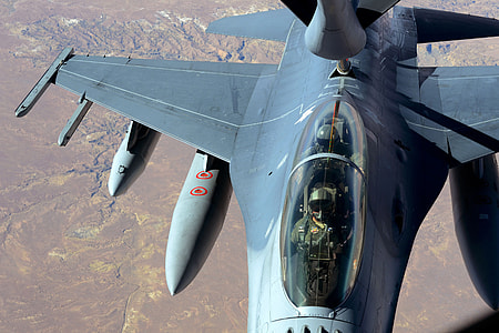 Close-up of an F-16 Fighting Falcon thumbnail