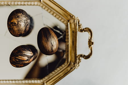 Golden easter eggs from above thumbnail
