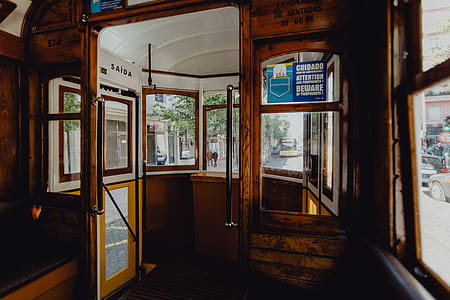 Famous vintage yellow 28 tram on street of Lisbon, Portugal thumbnail