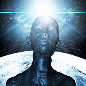 sunlight over man bust statuette thumbnail
