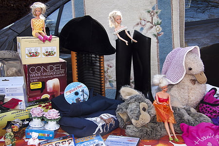 Barbie dolls and animal plush toy collection thumbnail