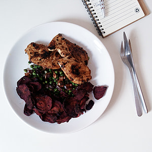 Chicken breast steaks with beetroot thumbnail