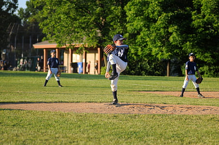 baseball player in throwing position thumbnail