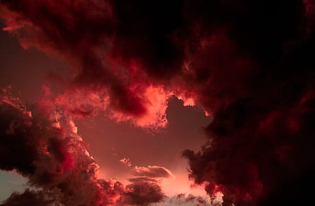 low-angle photography of clouds thumbnail