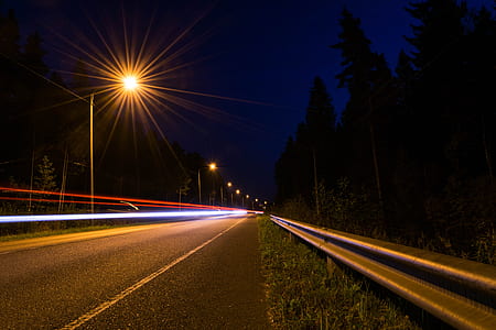 light, road, night, street thumbnail