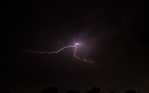 thunderbolt during night thumbnail