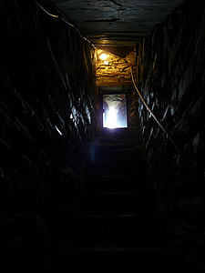 stairs in tunnel with light turned-on thumbnail