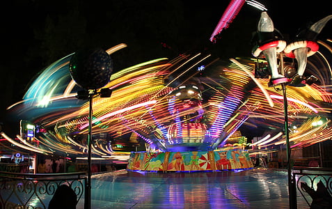 time lapse photography of amusement park thumbnail