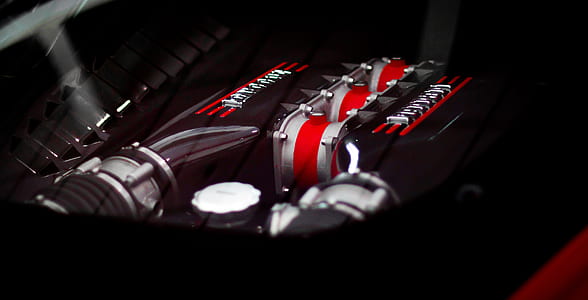 selective focus photo of a vehicle engine thumbnail