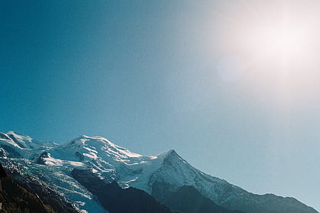ice mountains during daytime thumbnail