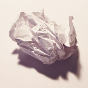 white crumpled paper thumbnail