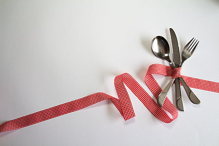 gray steel cutlery set thumbnail